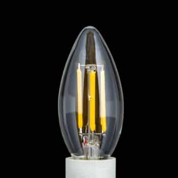 Sviečková LED E14 4,5 W C35 filament stmievateľná - Image 2