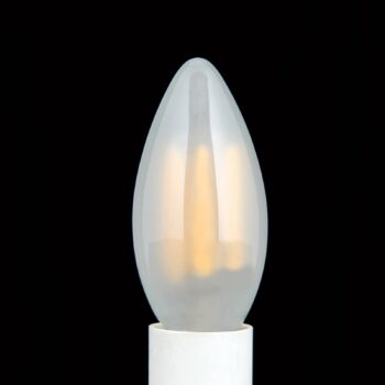 Sviečková LED E14 4,5W 827 vnútri matná stmieva - Image 2