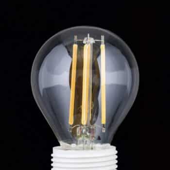 LED žiarovka E27 G45 4,5W filament číra stmieva - Image 2
