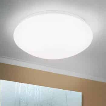 Stropné LED svetlo Nedo zakrivené, Ø 33 cm