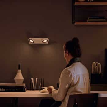 Philips Clockwork LED svetlo biele 2-pl. WarmGlow - Image 4