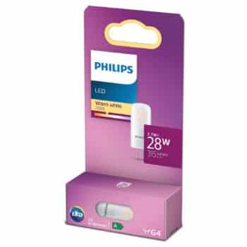 Philips kolíková LED G4 2,7W 2.700K matná