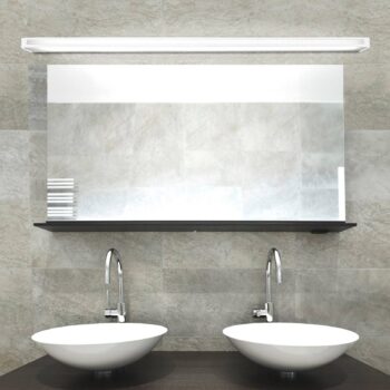 Nástenné LED svietidlo Arcos IP20 150 cm biele - Image 4