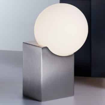 Stolná lampa Cub 17,5 cm, matný nikel - Image 3