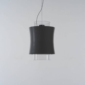 Prandina Fez S1 závesná lampa čierna
