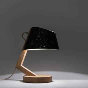 ALMUT 1411 stolná lampa zakrivená Ø 23 cm korok - Image 2