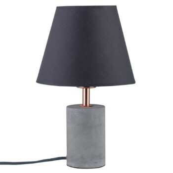 Paulmann Tem textilná stolná lampa podstavec betón - Image 2