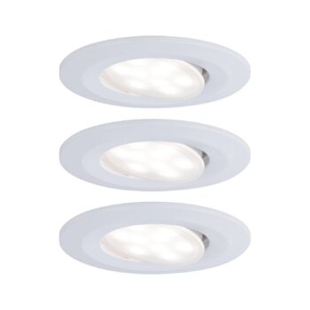Paulmann LED vonkajšia lampa Calla/3 ks/biela