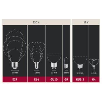 Paulmann LED Globe E27 Inner Shape G95 4 W matná - Image 2