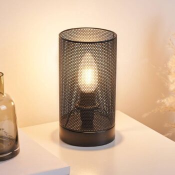 Pauleen Mesh stolná lampa čierna
