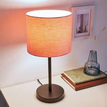 Pauleen Sweet Reverie stolná lampa ružové tienidlo