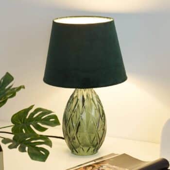Pauleen Crystal Velvet stolná lampa podstavec sklo