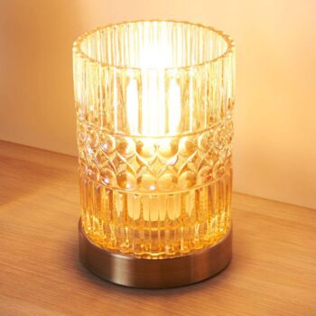 Pauleen Crystal Elegance stolná lampa zo skla