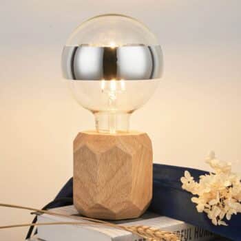 Pauleen Woody Sparkle stolná lampa, svetlé drevo - Image 2