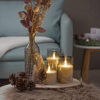 Pauleen Classy Smokey Candle LED sviečka 3 kusy