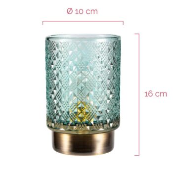 Pauleen Modern Glamour stolová LED lampa, batéria - Image 2