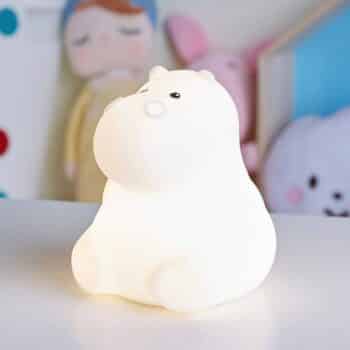 Pauleen Good Night Hippo nočné svetlo, zmena farby