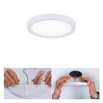 Paulmann LED panel Areo 4000K okrúhly biely 11,8cm - Image 2