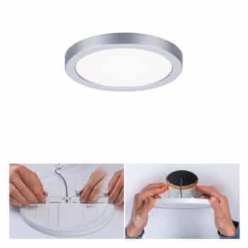 Paulmann LED panel Areo 4000K okrúhly chróm 11,8cm - Image 2