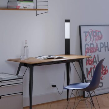 Regent Joker stolná LED lampa, čierna - Image 2