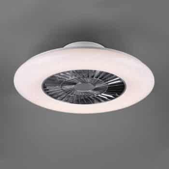 LED stropný ventilátor Visby, Ø 60 cm, biela - Image 2
