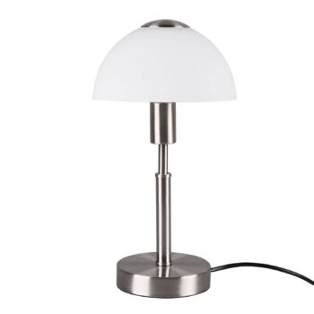 Stolná lampa Don, stmievateľná, biela/nikel matný - Image 2