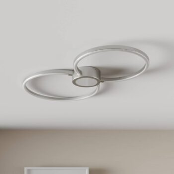 Stropné LED svietidlo Duetto, kruhy - Image 4