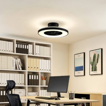 Starluna Orligo stropný LED ventilátor čierny - Image 2