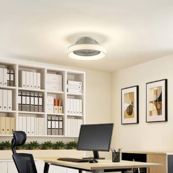 Starluna Circuma stropný LED ventilátor, biely - Image 2