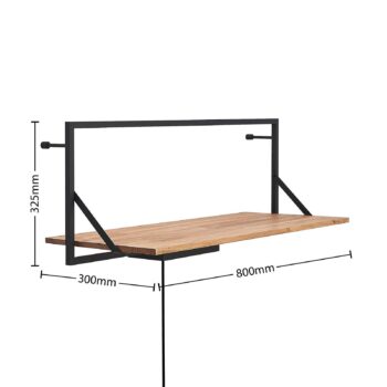 Lindby Rianita nástenná LED polička osvetlená 80cm - Image 2