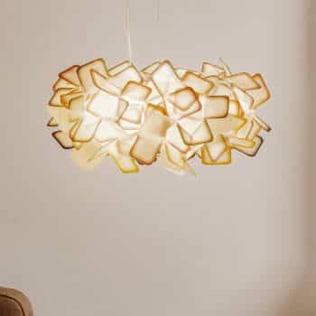Slamp Clizia – dizajnérska závesná lampa, oranžová - Image 4