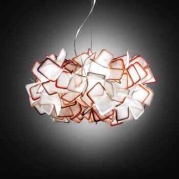 Slamp Clizia – dizajnérska závesná lampa, oranžová - Image 3
