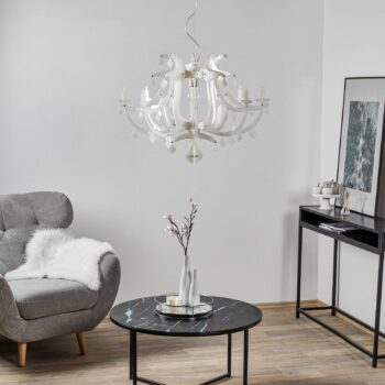 Slamp Ginetta dizajnérska závesná lampa, biela - Image 3