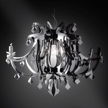 Slamp Ginetta – dizajnérska závesná lampa striebro - Image 4