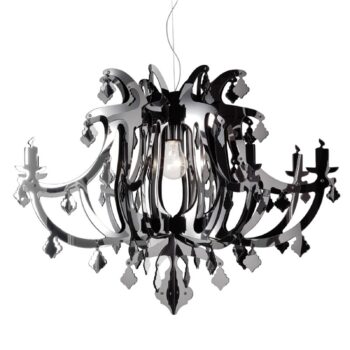 Slamp Ginetta – dizajnérska závesná lampa striebro - Image 3
