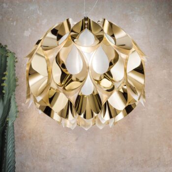 Slamp Flora – dizajnérska lampa, zlatá, 50 cm - Image 4