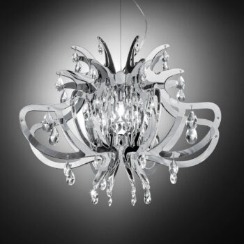 Slamp Lillibet dizajnérska závesná lampa striebro - Image 3