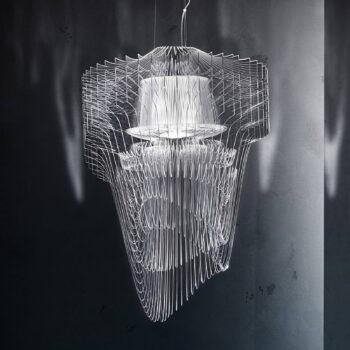 Slamp Aria – LED závesná lampa, 75 cm, číra - Image 4