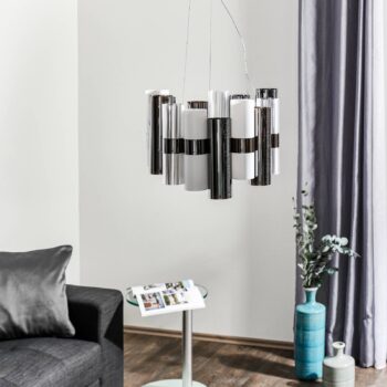 Slamp La Lollo Medium závesná lampa, cín/biela - Image 4