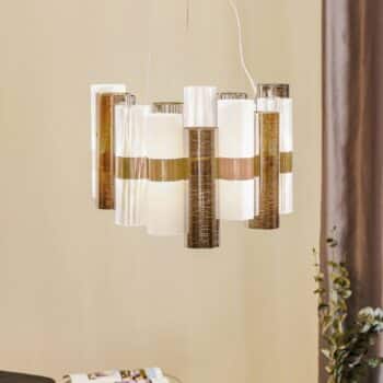 Slamp La Lollo Medium závesná lampa, cín/biela - Image 3