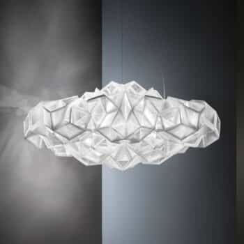 Slamp Drusa – dizajnérska závesná lampa, biela - Image 3