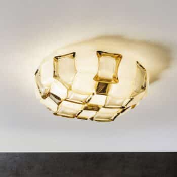 Slamp Mida stropné svietidlo, 50 cm, bielo-zlaté - Image 2