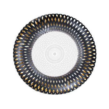 Slamp Kalatos stropné svietidlo čierne/zlaté/biele - Image 2