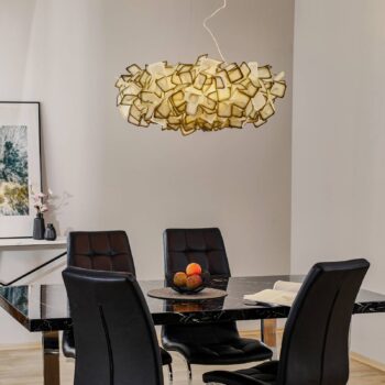Slamp Clizia závesná lampa, Ø 78 cm, čierna - Image 2
