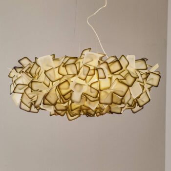 Slamp Clizia závesná lampa, Ø 78 cm, čierna