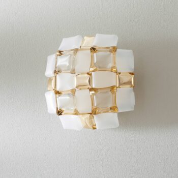 Slamp Mida nástenné svietidlo 32x32 cm zlatá/biela - Image 2