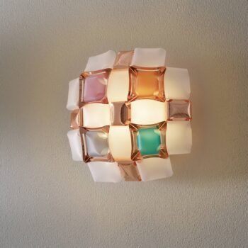 Slamp Mida nástenné svetlo, 32x32 cm farebná/biela - Image 2