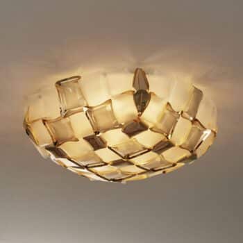 Slamp Mida stropné svietidlo, Ø 67 cm, zlaté/biele - Image 2