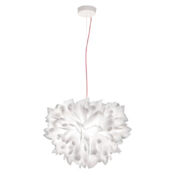 Slamp Veli Foliage závesná lampa bielo-červ. Ø45cm - Image 2
