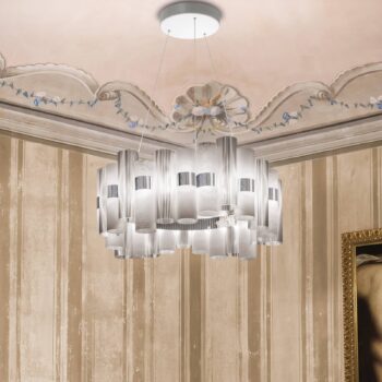 Slamp La Lollo L závesné LED svietidlo Ø80cm biela - Image 2